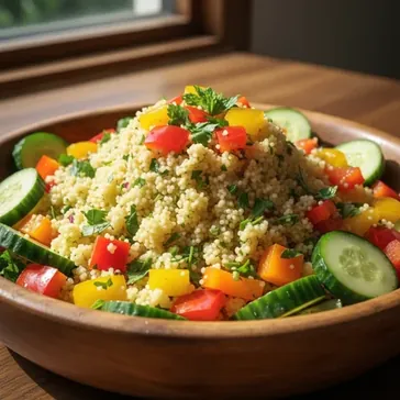 Saatka z kuskusem, papryk i ogrkiem: Kompletny przewodnik po smaku i przygotowaniu